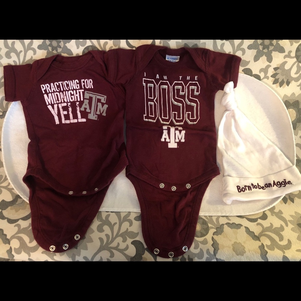Texas A&M Onsies & Hat